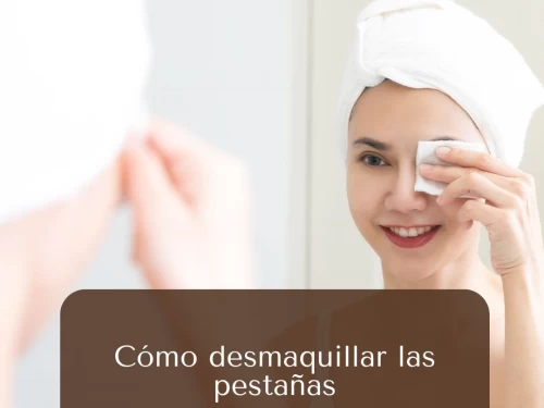 Cómo desmaquillar las pestañas